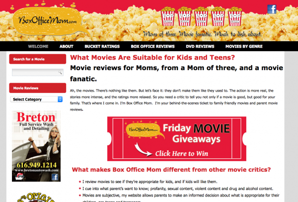 Box office mom family movie reviews