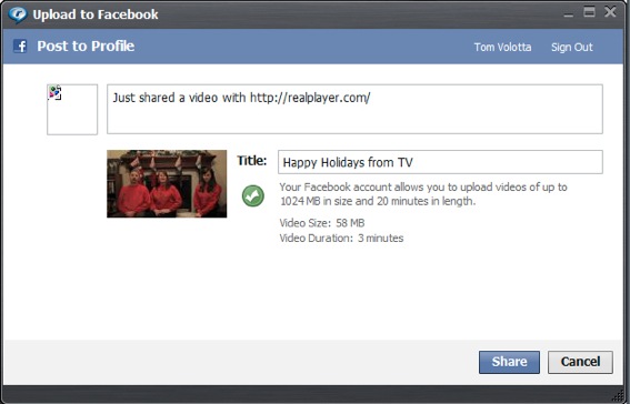 create a holiday video card and share it on facebook facebook max video size