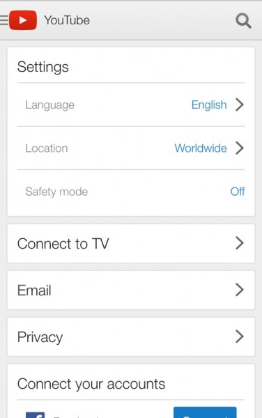 iPhone YouTube Safe Search