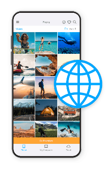 Image showing you may access your videos from anywhere