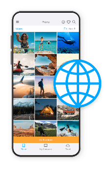 Image showing you may access your videos from anywhere