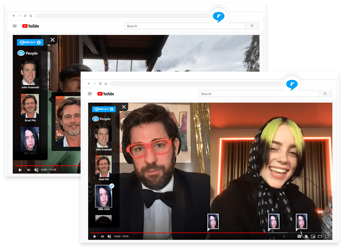 Image showing the StarSearch feature at work.