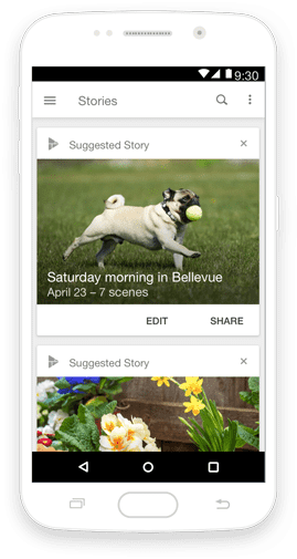 Girl watches videos on her smartphone from her cloud storage while backpacking in a foreign country.